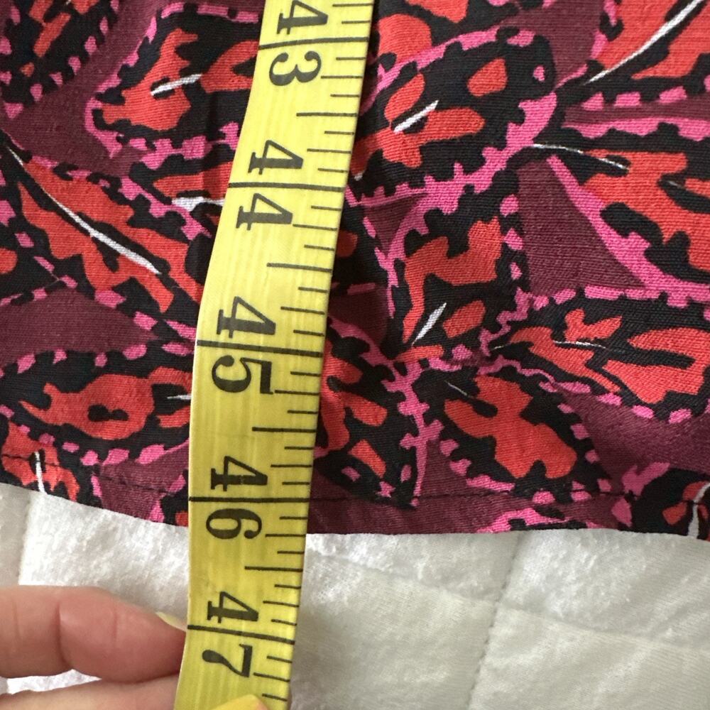 Anna Kay Shirt Dress Womens Large Dark Pink Mantry Midi Edgy Eclectic Euro Chic - Picture 11 of 11